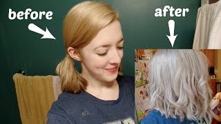 Wella T18 toner before and after [upl. by Nilyahs208]