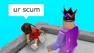 Roblox Ragdoll Engine BUT I Push people OFF BUILDING [upl. by Romilly]