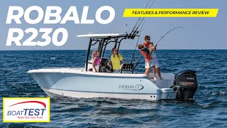 The Robalo R230  Features amp Performance TEST 2024  BoatTEST [upl. by Rie]