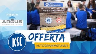 KSCAutogrammstunde offerta 2018 [upl. by Adnohsirk]