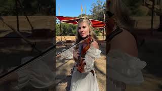 A clip from my first ren faire as a performer violin renaissancefestival pacificnorthwest [upl. by Vastha]