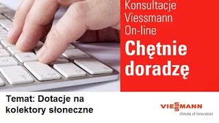 Viessmann Webinarium  dotacje na kolektory słoneczne [upl. by Eceela]