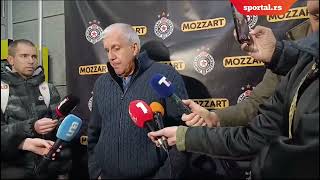 Partizan u problemima pred Barsu Obradovića pitali za seriju poraza imao je spreman odgovor [upl. by Ehud]