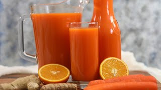 Carrot and Orange Juice for Detox and Beautiful Skin [upl. by Cam]