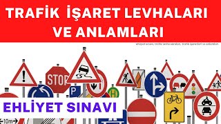 Trafik İşaret Levhaları ve Anlamları  Trafik levha soruları  Ehliyet Sınavı Levha Soruları [upl. by Dahaf310]