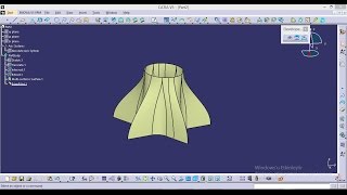 Catia MultiSection Surface Closing Point [upl. by Lawson]