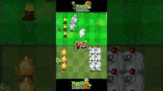 PVZ 1 VS PVZ 2 Threepeater  Touchwood VS Yeti  Plants vs Zombies 2 pvz2 pvz2gameplay [upl. by Woodford946]