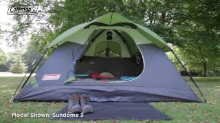 Coleman® Sundome 4 Person Tent  EN [upl. by Ilanos160]