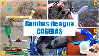 💦 TOP 5 Bombas de Agua Caseras que TÚ MISMO puedes construir paso a paso  Bricologia [upl. by Ielarol295]