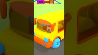 Sing with Leo The Wheels On The Bus Go Round And Round song for kids amp Nursery rhymes shorts [upl. by Young556]