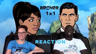 Archer 1x1 Archersaurus Reaction FULL Reactions on Patreon [upl. by Ynittirb]