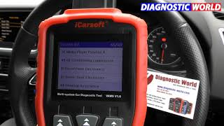 System Coverage List for iCarsoft VAWS v10 VAG VW Audi Seat Skoda [upl. by Sparks]