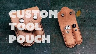 Prop Live from the Shop  Making a Custom Leather Tool Pouch [upl. by Tannie791]