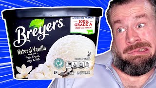 Does Natural Taste Better  Breyers Natural Vanilla Ice Cream  Review [upl. by Notkcorb]