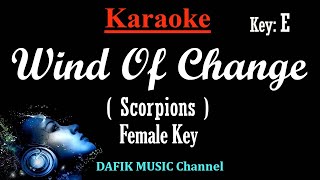 Wind Of Change Karaoke Scorpions Female Key E [upl. by Atiluj]