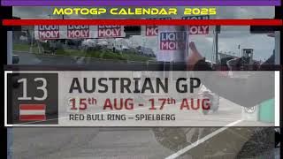 MotoGP 2025 provisional Calendar Brno back on the grid [upl. by Ebenezer]