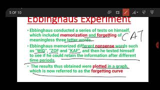 Ebbinghaus Forgetting Curve [upl. by Hertha]