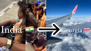 Finally 🥺♥️ From India 🇮🇳 To Georgia 🇬🇪  Medical Student Vlog University of Georgia Tbilisi [upl. by Thier]