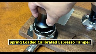 MHW3BOMBER  Spring Loaded Calibrated Espresso Tamper  Breville Espresso Machine [upl. by Nitsir]