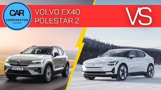 Volvo EX40 vs Polestar 2  2024  Detailed Comparison of Specs Dimensions and Prices [upl. by Hollerman722]