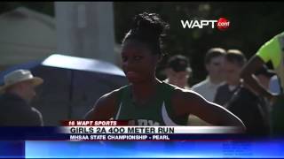 MHSAA Track and Field Championships Tylertown Alexis Luckett [upl. by Hanikehs]