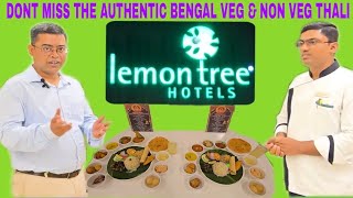 BENGAL ka shudh shakahari aur mansahari vyanjan HOTEL LEMON TREE mein sajaya gaya hai 13 Oct tak [upl. by Farmer236]