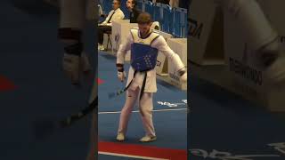 Taekwondo knockout match 😳viralvideo ytoutubeshorts shorts [upl. by Aisirtap731]