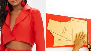 How To Cut and Sew a Notch Collar Jacket [upl. by Nayr771]