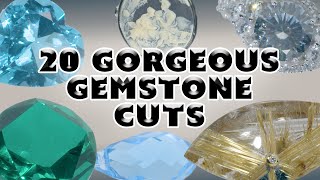 Unboxing 20 Gem Cuts  Old Mine Heart Shape Brilliant and more [upl. by Entroc]