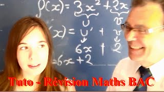 Révision Maths BAC  Opération sur fonction et dérivée  fuv [upl. by Wilona]