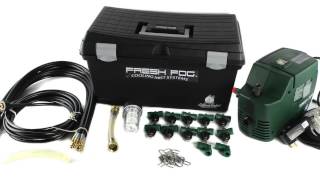 Fresh Fog Electric Outdoor Cooling Misting System  80042 MISTER [upl. by Sivrup642]