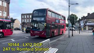 London Buses at Barkingside High Street [upl. by Lluj]