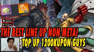 🔥🔥TOP UP 1200KUPON amp LINE UP TERBAIK NON META BISA BANTAI UR GOUKETSU ONE PUNCH MAN The Strongest [upl. by Anneres365]