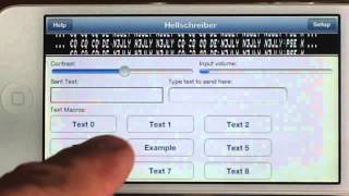 Feld Hellschreiber iPhone App [upl. by Germann705]
