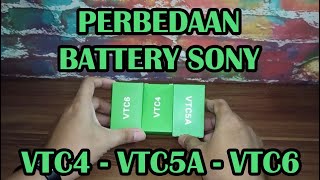 Perbedaan Sony VTC4 dan VTC5A dan VTC6 Authentic [upl. by Ahsinirt]