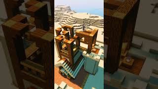 Desert Castle Build minecraft minecraftbuild minecraftideas minecrafttutorial [upl. by Carina]