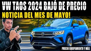 BAJA DE PRECIO VW TAOS 2024 🔴 EN MAYO 🔴 [upl. by Oyek]