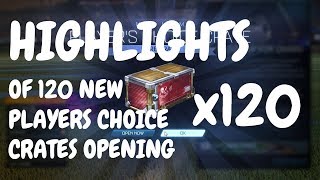 Rocket League 120 PCC OPENING HIGHLIGHTS TW SOLARFLARE 3 DISSOLVERS amp MORE [upl. by Reviere499]