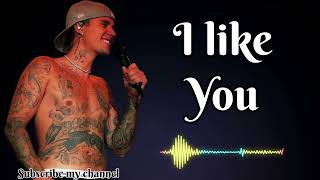 Justin bieber  I Like You [upl. by Arrotal]