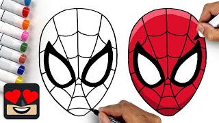 How To Draw SpiderMan for Beginners [upl. by Mari453]