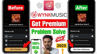 😥 Wynk Music Get Premium Problem 2025  Wynk Music Se Caller Tune Kaise Lagaye  Wynk Music Premium [upl. by Maddalena]