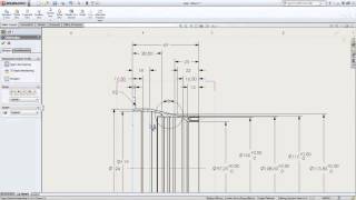 SolidWorks Detailed Dimensioning [upl. by Alemak]