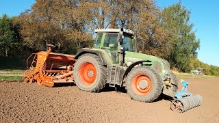 Wintergerste säen mit Fendt 916 Vario und Kuhn Integra 4000 [upl. by Nnil392]