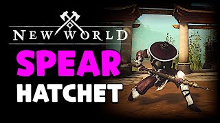 New World Aeternum  Spear amp Hatchet ⚔️Throwing Build⚔️🔥PvP🔥 [upl. by Hillman]