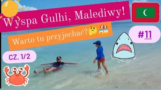 🇲🇻Witamy na wyspie Gulhi Malediwy czy znaleźliśmy najładniejszą plażę blisko Male cz12 4K 11 [upl. by Eeramit]