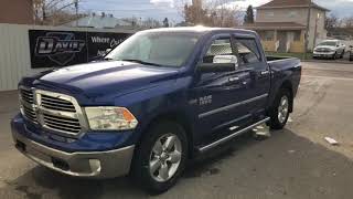 2014 RAM 1500 SLT Hemi Remote start 4X4 [upl. by Kcajyllib]