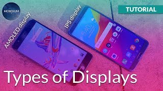 Types Of Displays and Touch Screen Explained  IPS OLED AMOLED Displays [upl. by Camilo]