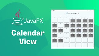 JavaFX  Creating a Calendar View from scratch [upl. by Frankhouse825]