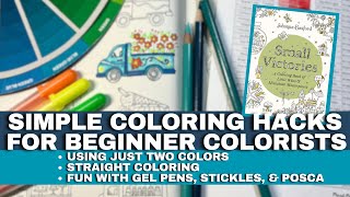 SIMPLE COLORING HACKS FOR BEGINNER COLORISTS  How to Use Blends of Two Colors to Create Contrast [upl. by Suertemed730]