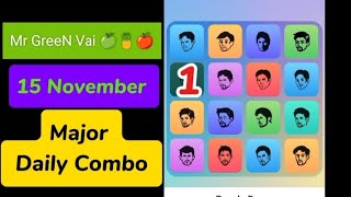 15 November Major puzzle Durov Daily Combo Card Today Update । Major Daily Combo Card Today 15 Nov [upl. by Kire]